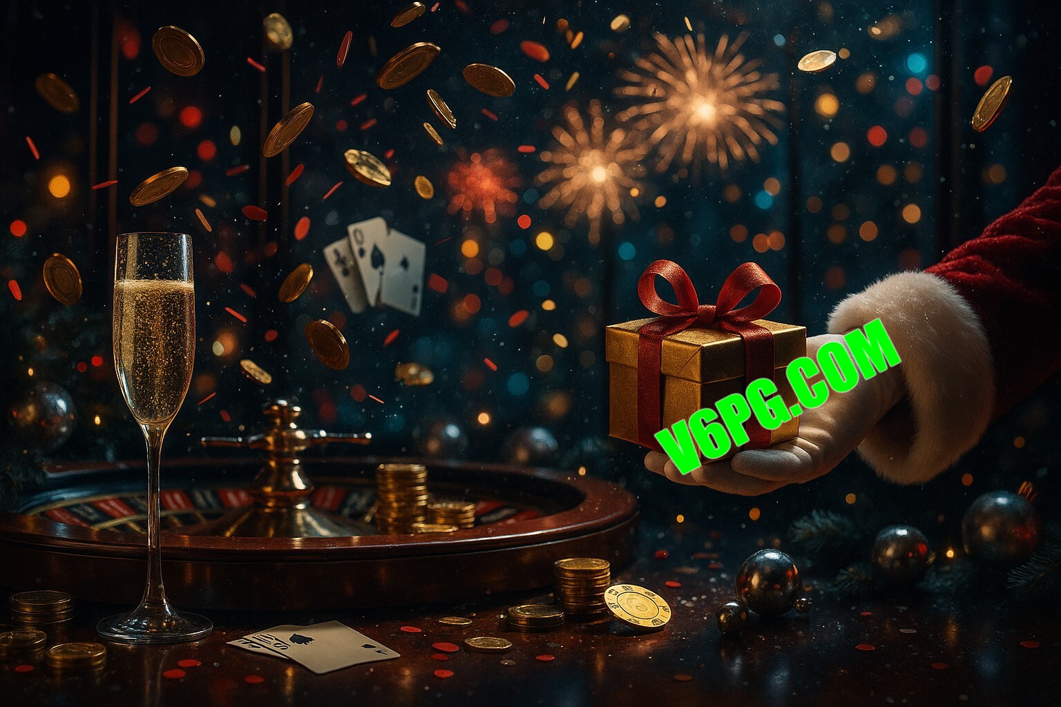 Promoções de Ano Novo no V6PG.COM